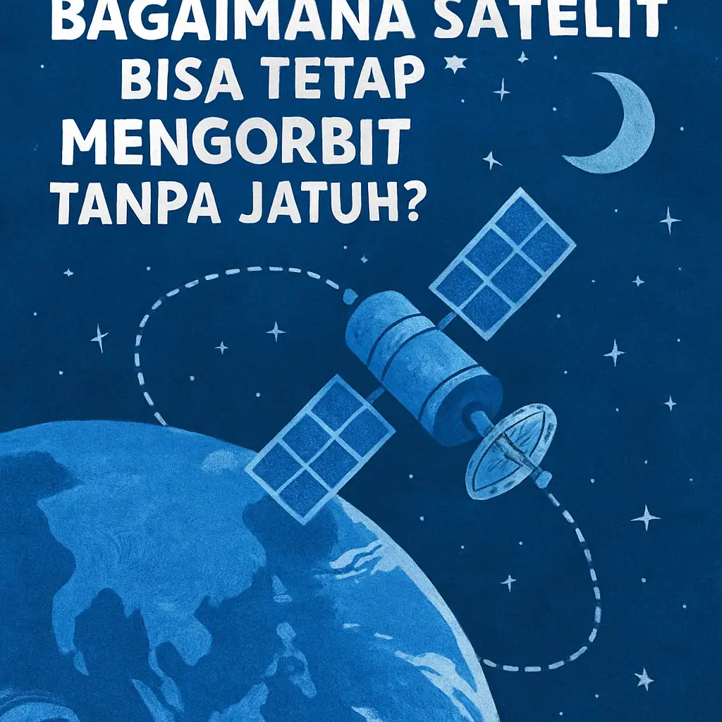 Bagaimana Satelit Bisa Tetap Mengorbit Tanpa Jatuh?